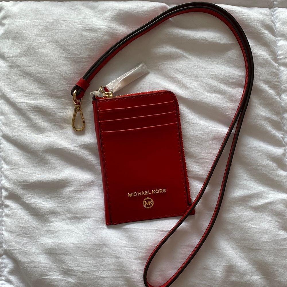 Michael Kors wallet with landyard